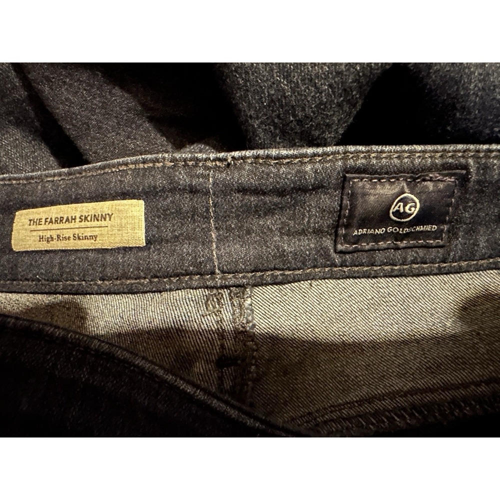 AG Adriano Goldschmied The Farrah High Rise Skinny Jeans Size 4 - Picture 9 of 10